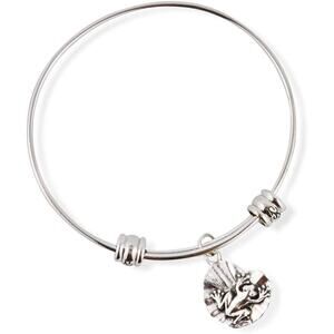 Frog on a Lily Pad Fancy Charm Bangle